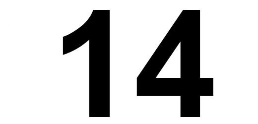 die zahl 14