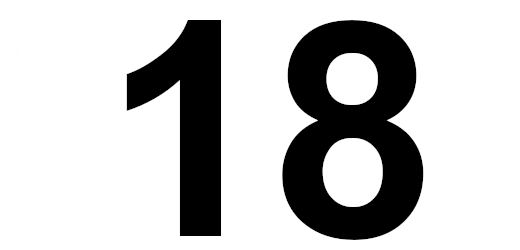 die zahl 18