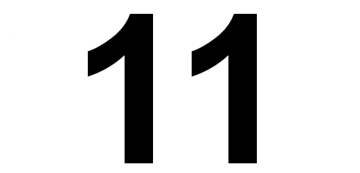 die zahl 11