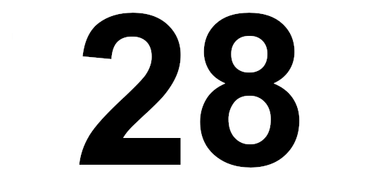 die zahl 28
