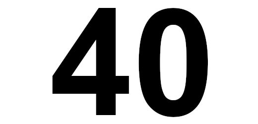 die zahl 40