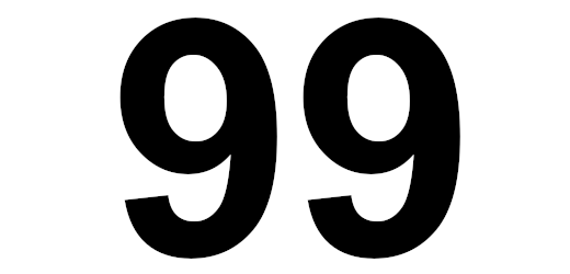 die zahl 99
