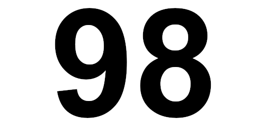 die zahl 98