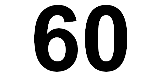 die zahl 60